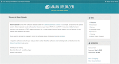 Desktop Screenshot of maianuploader.com