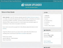 Tablet Screenshot of maianuploader.com